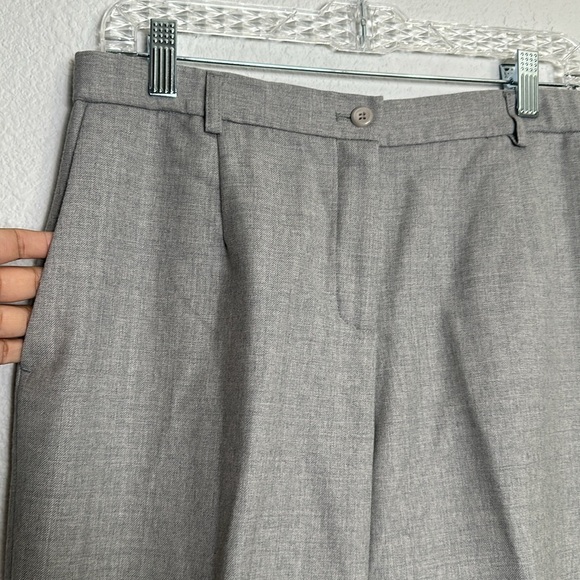 Pendleton Made In USA Womens Size 10 Petite Grey 100% Virgin Wool Trousers - Picture 4 of 11